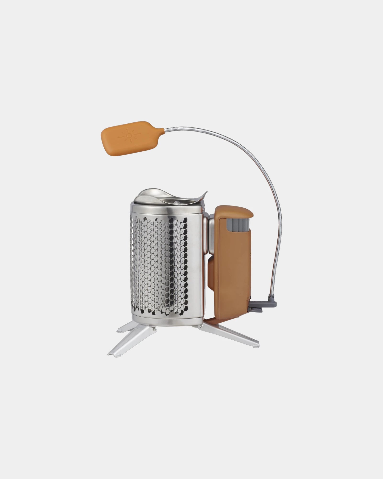 Custom wood-burning camp stove with charging capability - 3