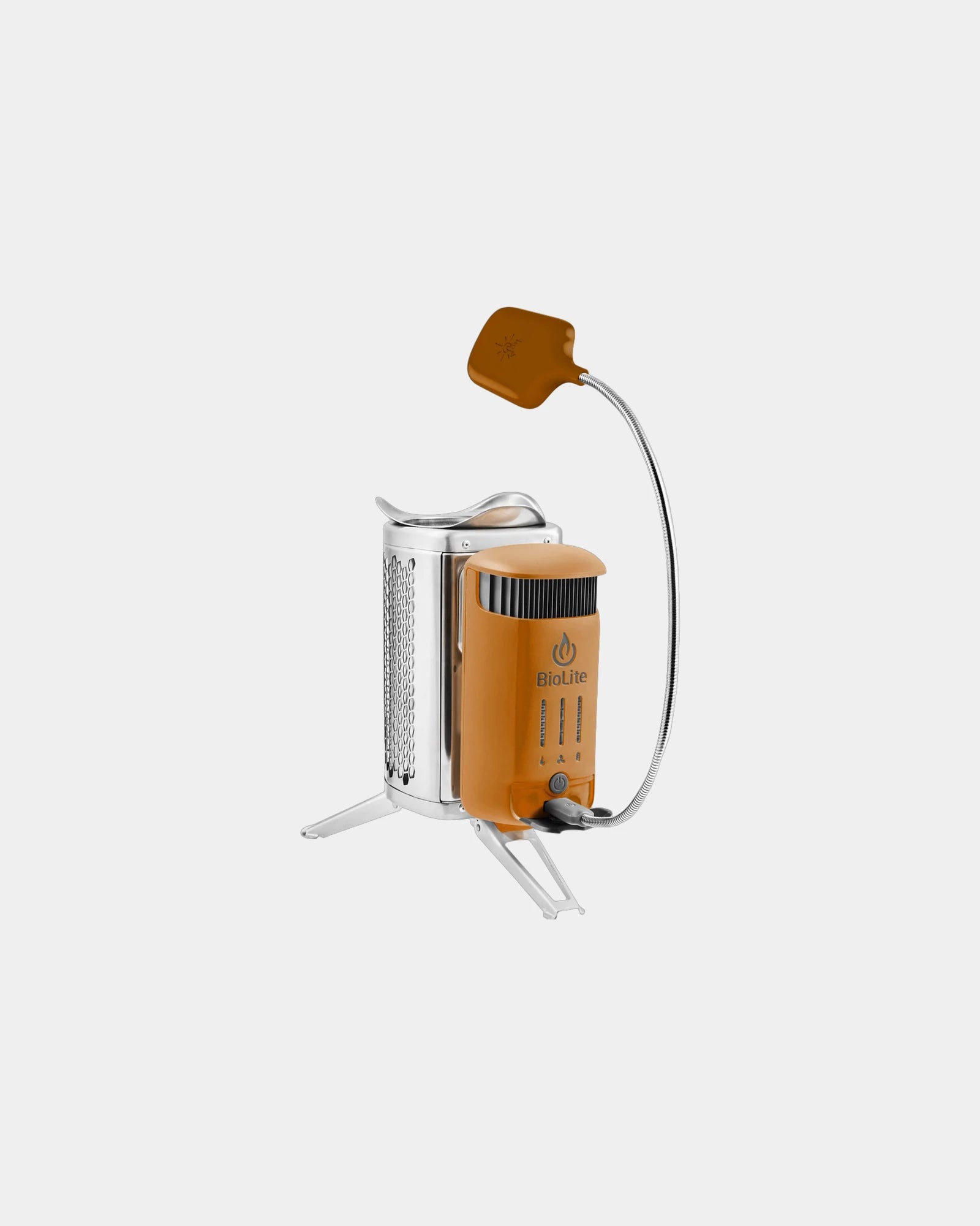 Custom wood-burning camp stove with charging capability - 6