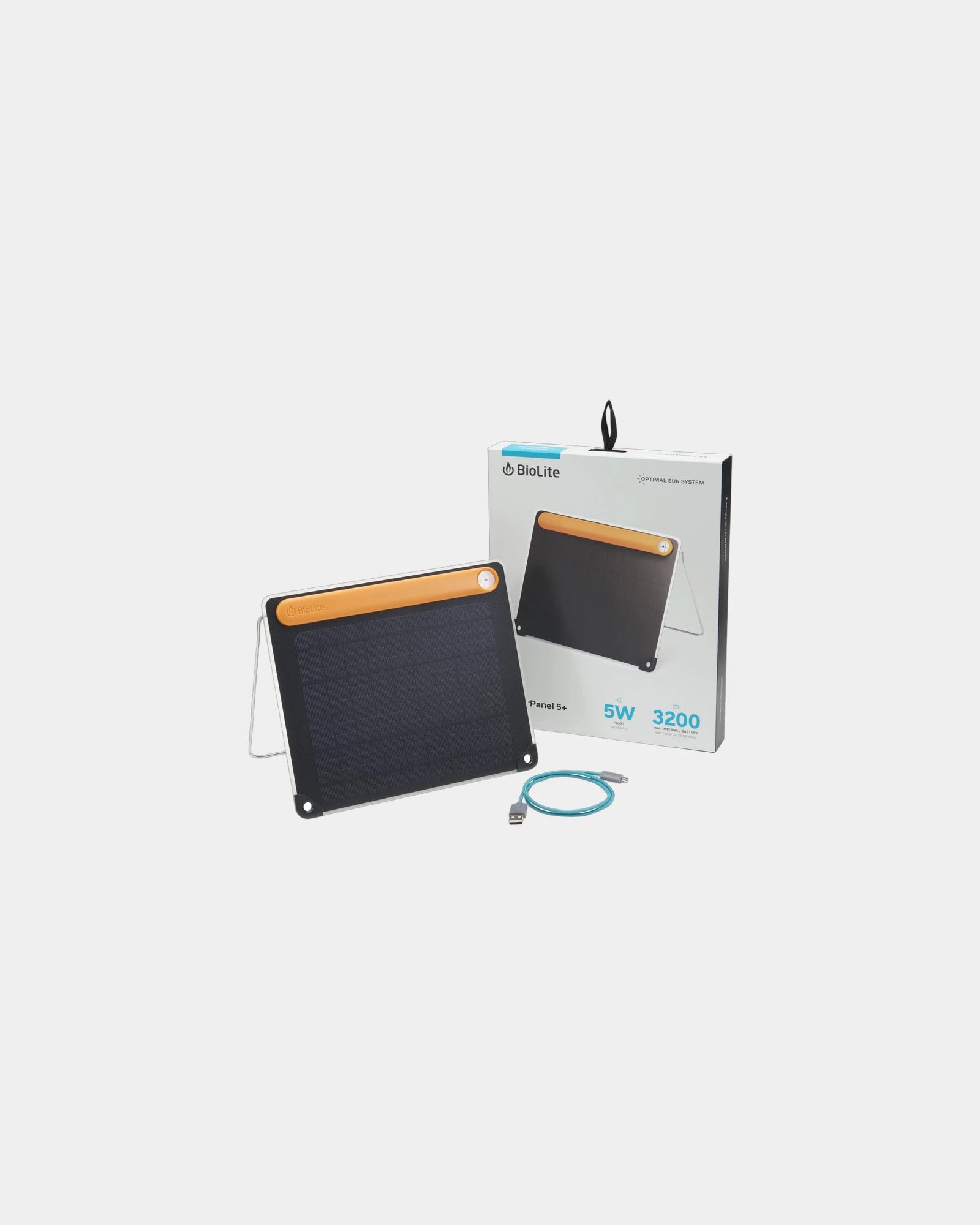 Custom 3,200mAh solar panel power bank charger - 4