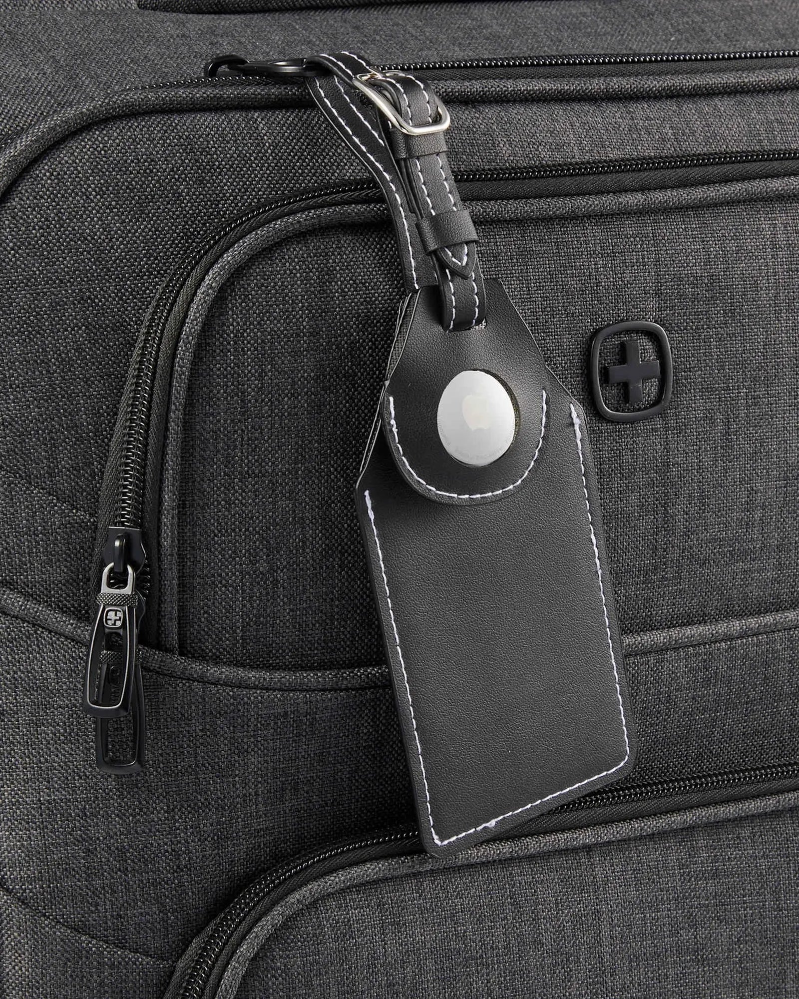 Custom RPET luggage tag with AirTag holder - 9