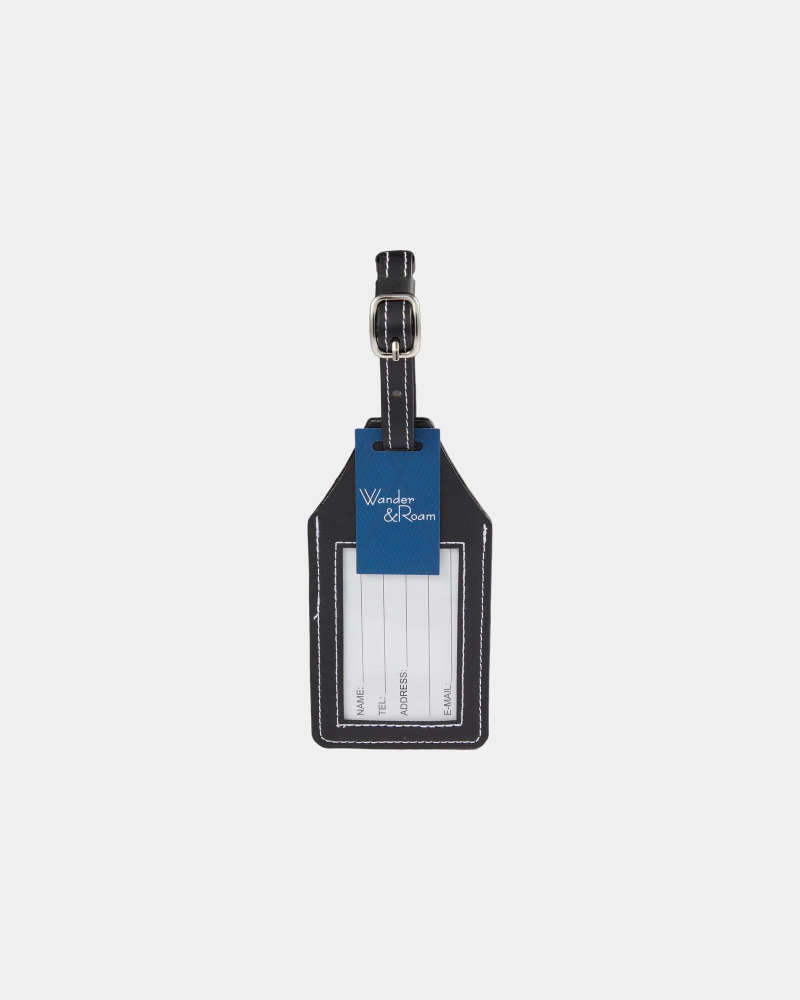 Custom RPET luggage tag with AirTag holder - 5