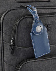 Custom RPET luggage tag with AirTag holder - 8