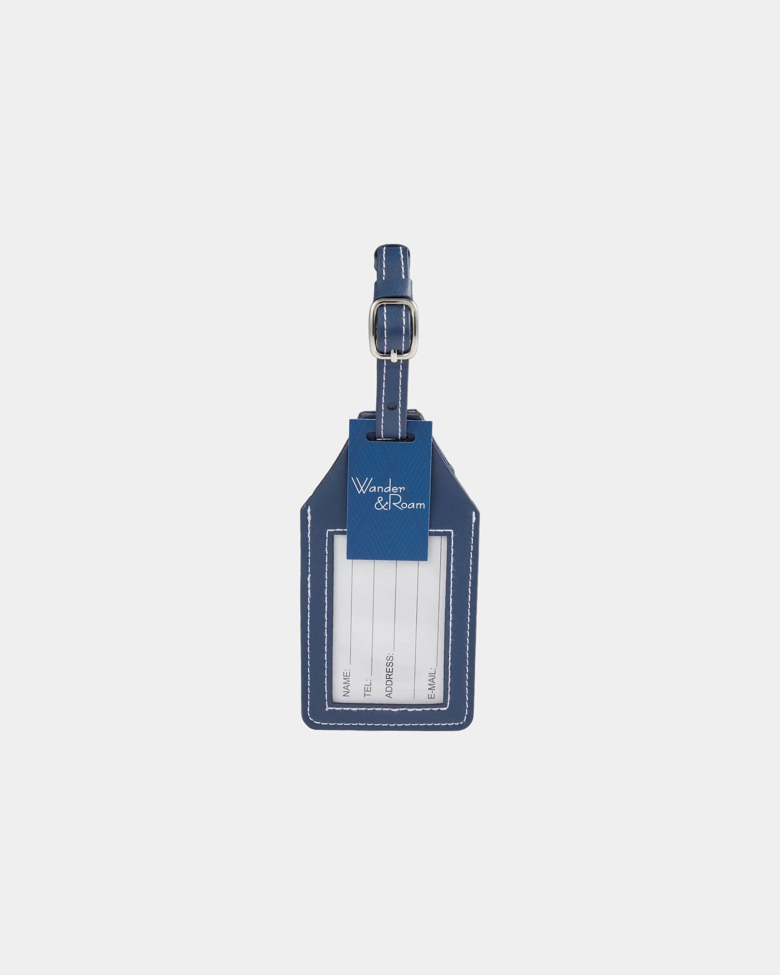 Custom RPET luggage tag with AirTag holder - 14