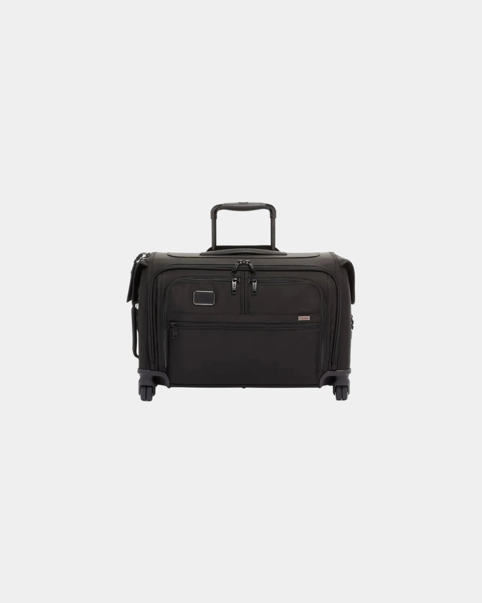 Custom 4-wheeled carry-on luggage TUMI Alpha Garment - Black