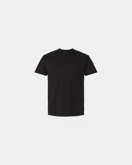 Custom garment-dyed heavyweight cotton unisex tee - True Black