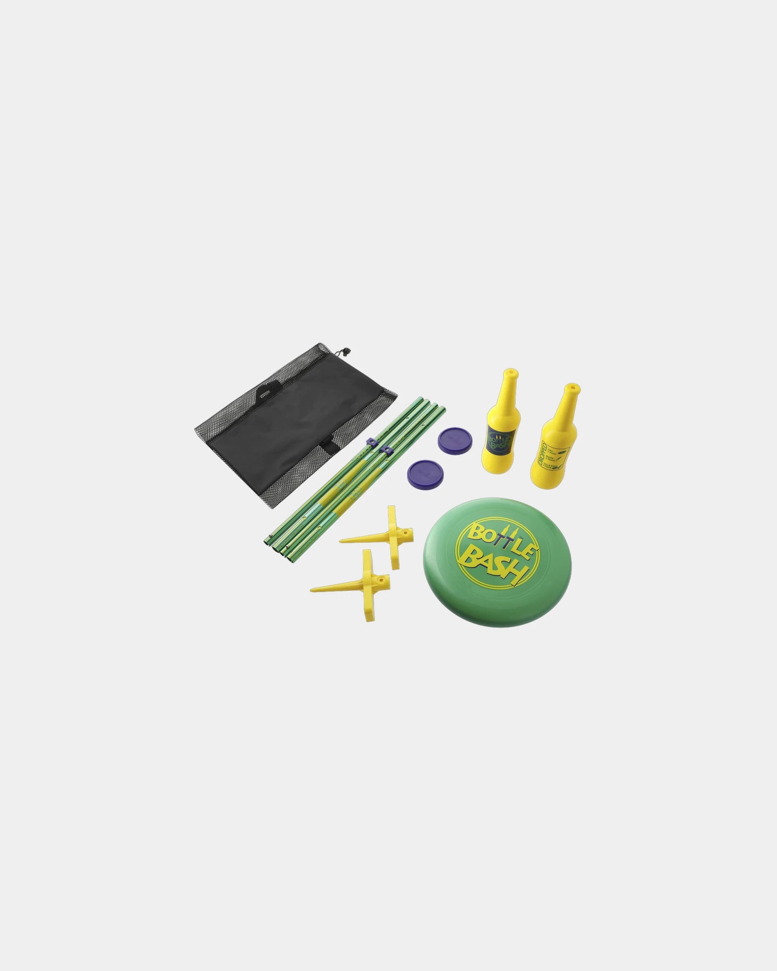 Custom aluminum bottle bash yard game set - 2