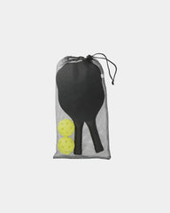 Custom wooden pickleball paddle and ball set - 2