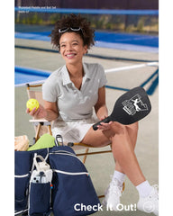 Custom wooden pickleball paddle and ball set - 7