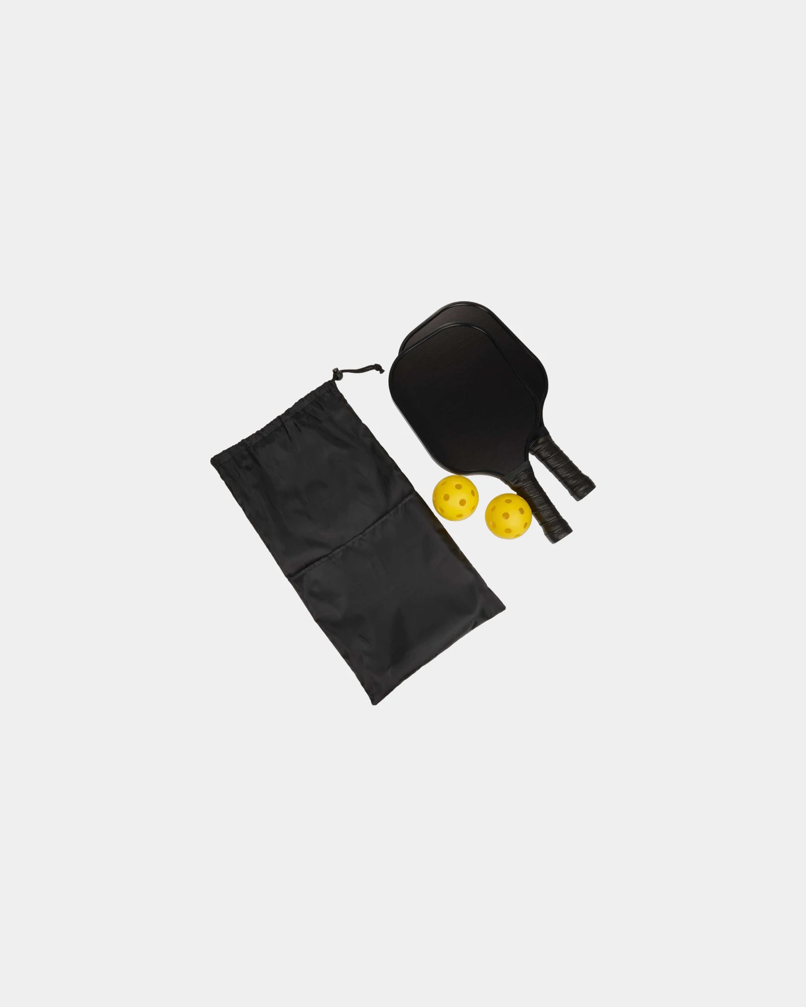 Branded fiberglass pickleball paddle set with pouch - 1