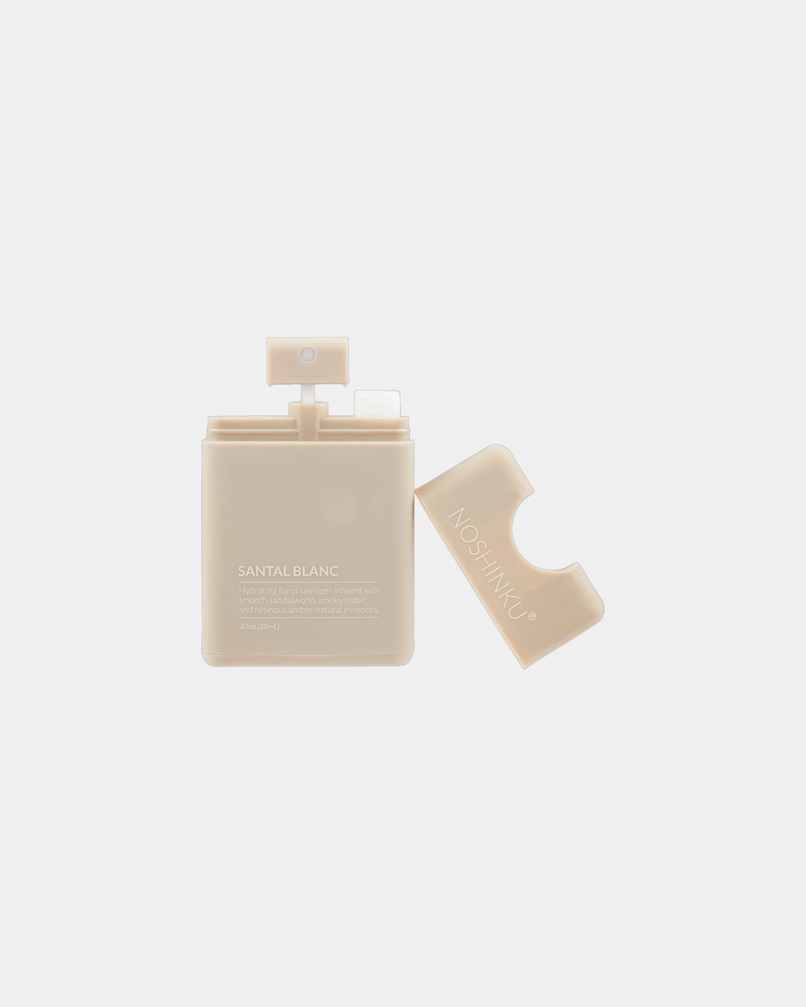 Custom refillable pocket hand sanitizer 0.67 oz - Tan (Tn)