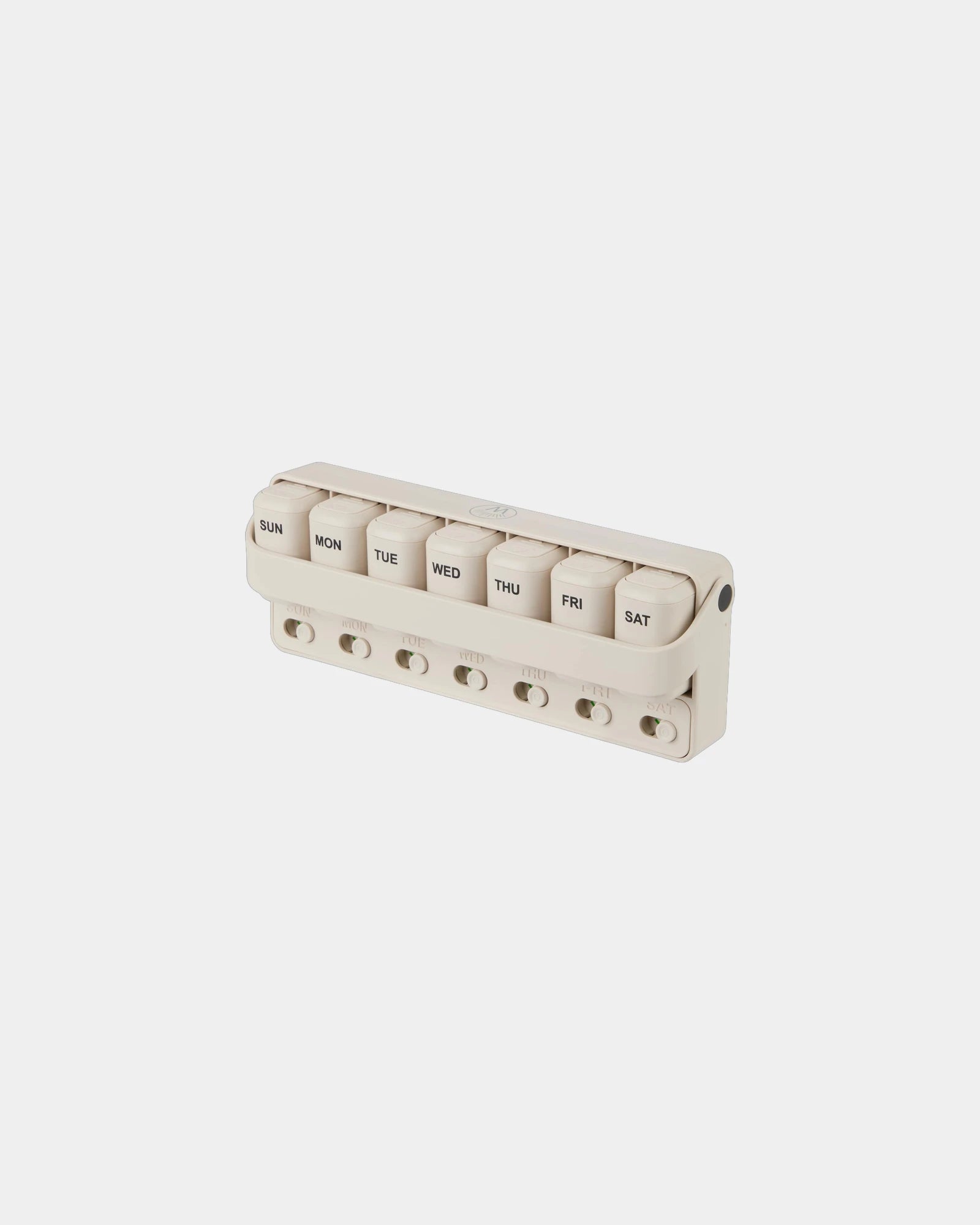 Custom recycled ABS pill and supplement organizer - 2