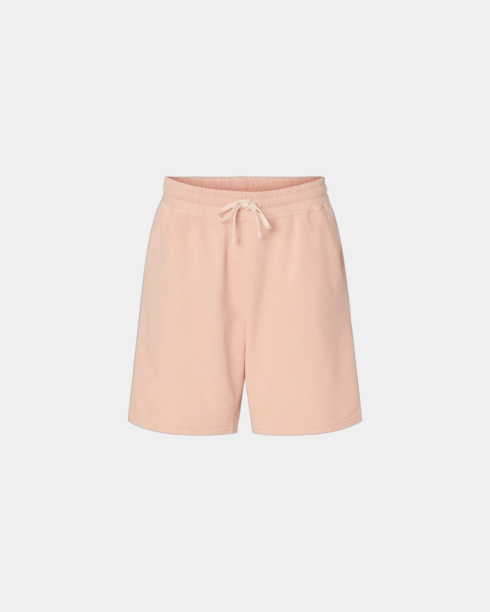 Custom cotton garment-dyed lightweight sweat shorts - Peachy