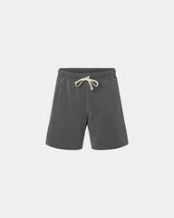 Custom cotton garment-dyed lightweight sweat shorts - Pepper