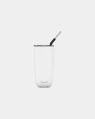 Custom S'well tumbler with straw 24 oz stainless steel - Moonstone