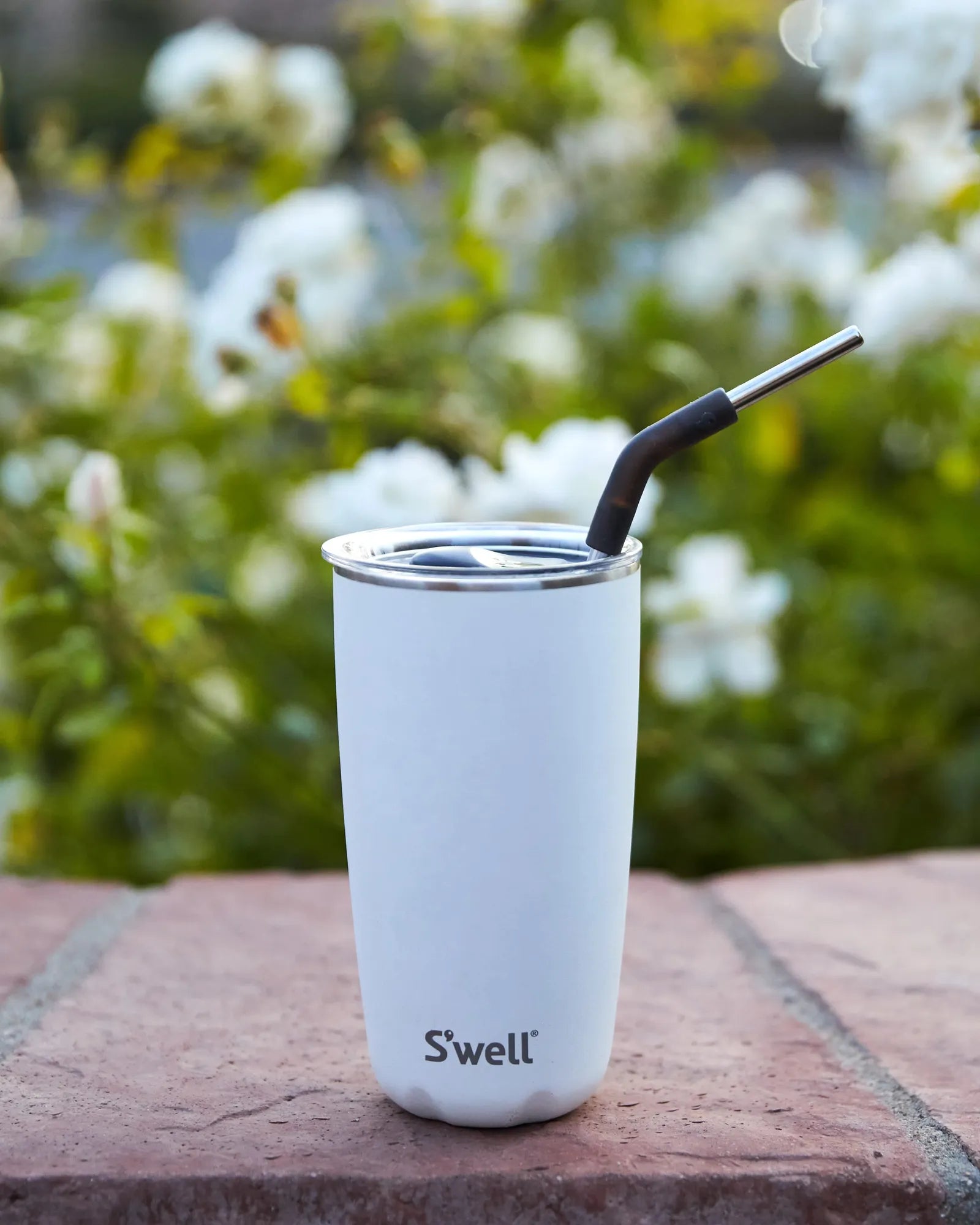 Custom S'well tumbler with straw 24 oz stainless steel - 22