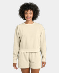 Custom women's mid-length crewneck sweatshirt 9.5 oz - Ivory