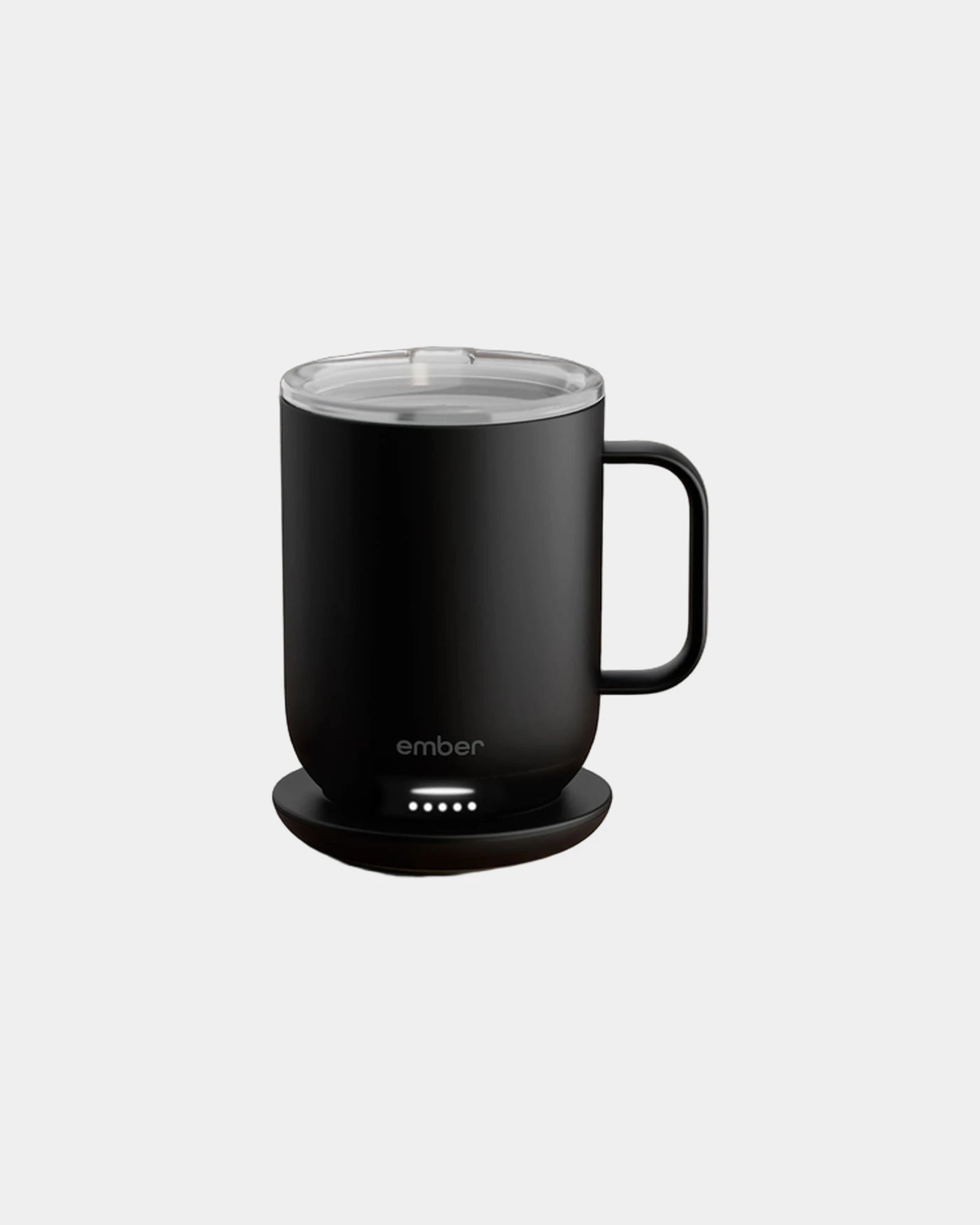 Custom Ember 10 oz heated stainless steel mug - Black (Bk)
