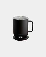 Custom Ember 10 oz heated stainless steel mug - Black (Bk)