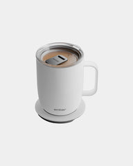 Custom laser-engraved 14 oz temperature control mug - White (Wh)