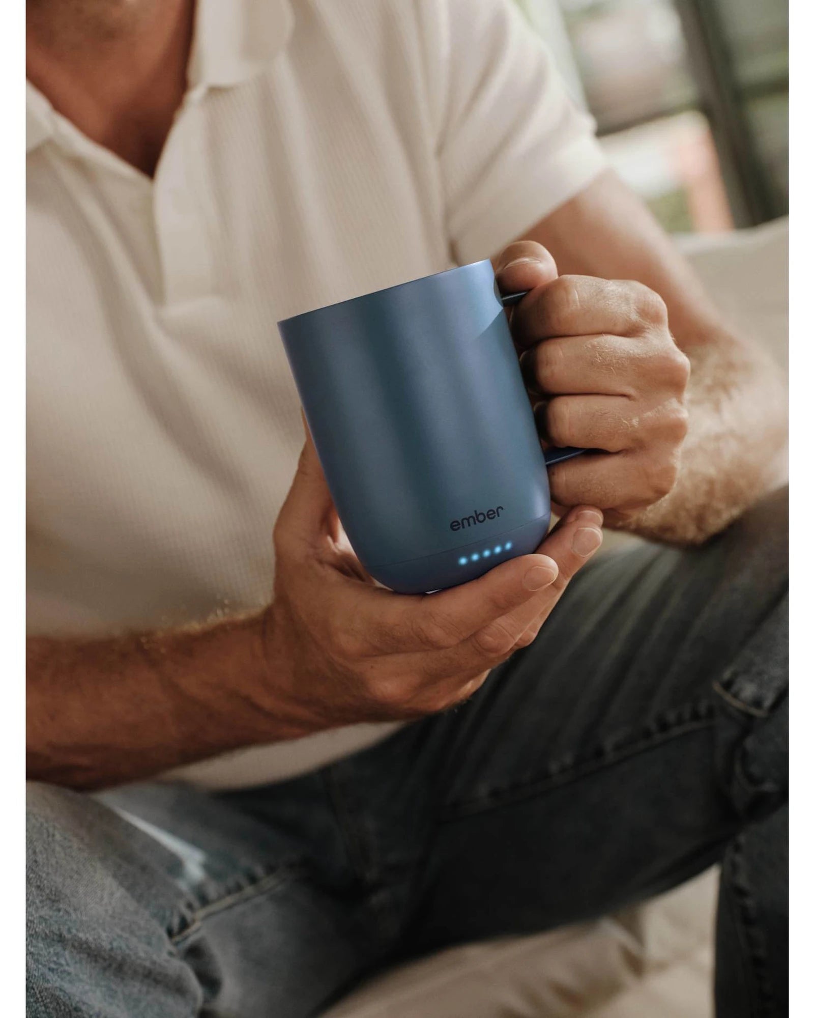Custom laser-engraved 14 oz temperature control mug - 29