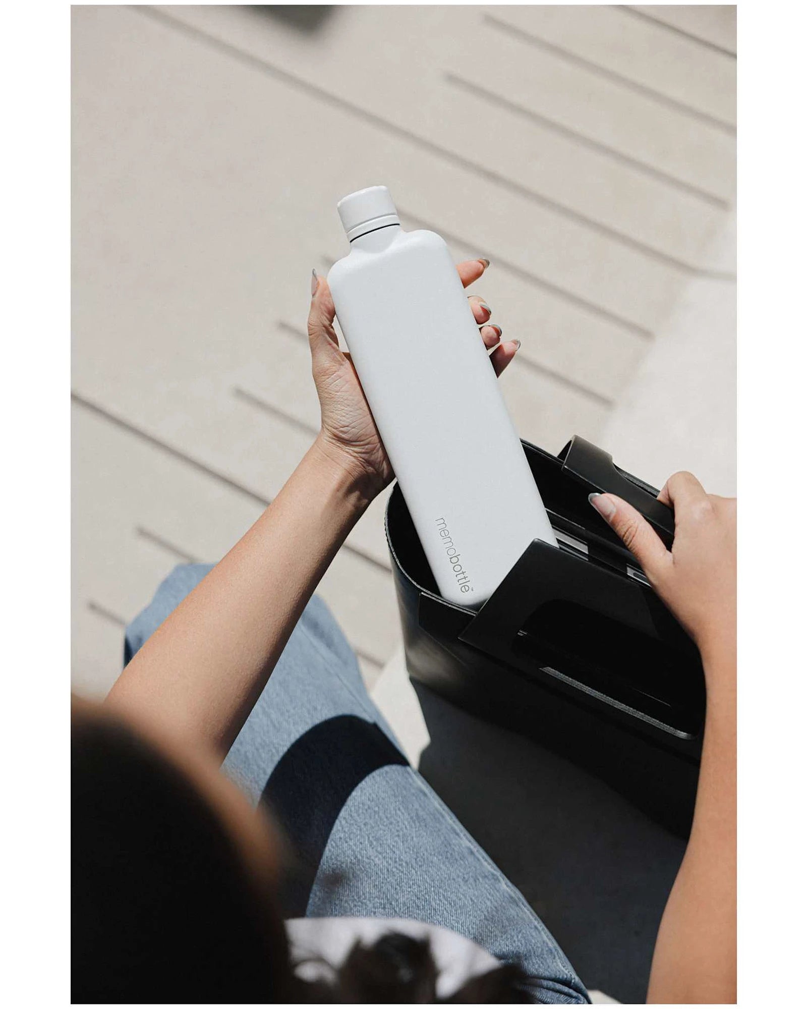 Custom stainless steel Memobottle Slim water bottle - 9