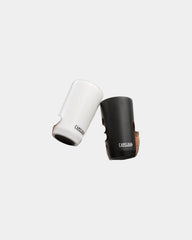 Custom insulated stainless steel CamelBak 16 oz tumbler - Black (Bk)