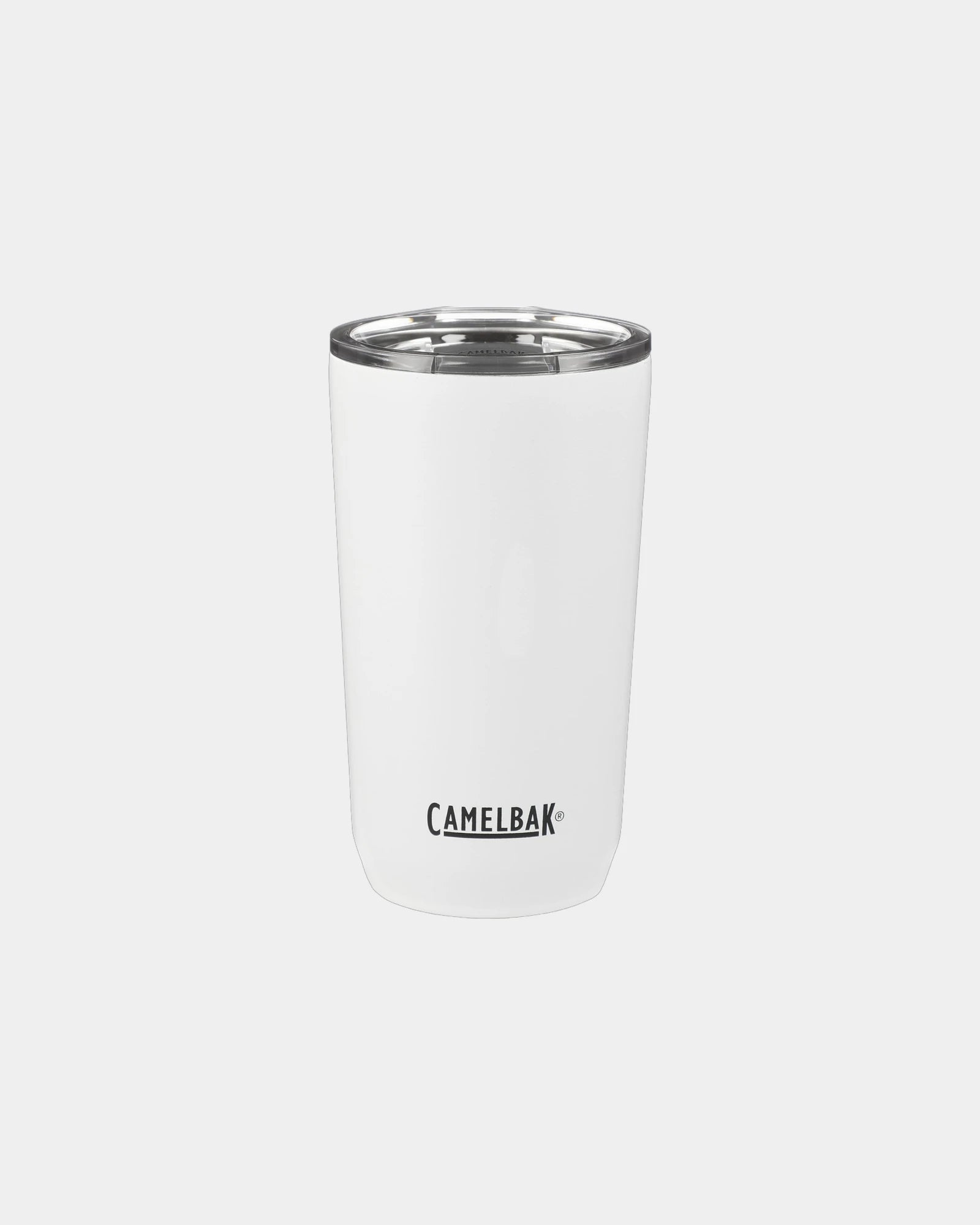 Custom insulated stainless steel CamelBak 16 oz tumbler - White (Wh)