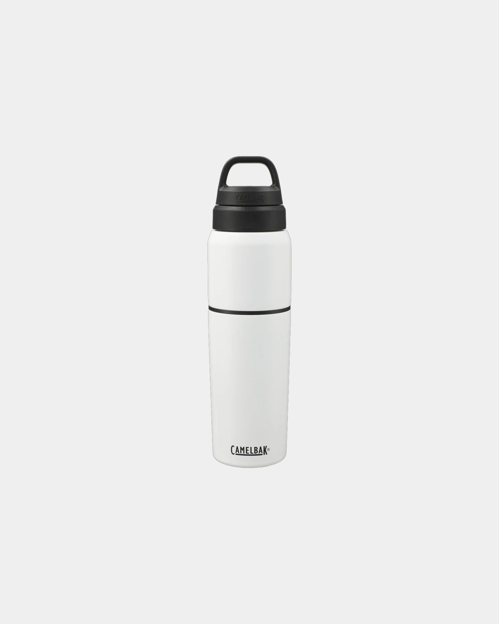 Custom stainless steel CamelBak MultiBev 22 oz bottle - White (Wh)