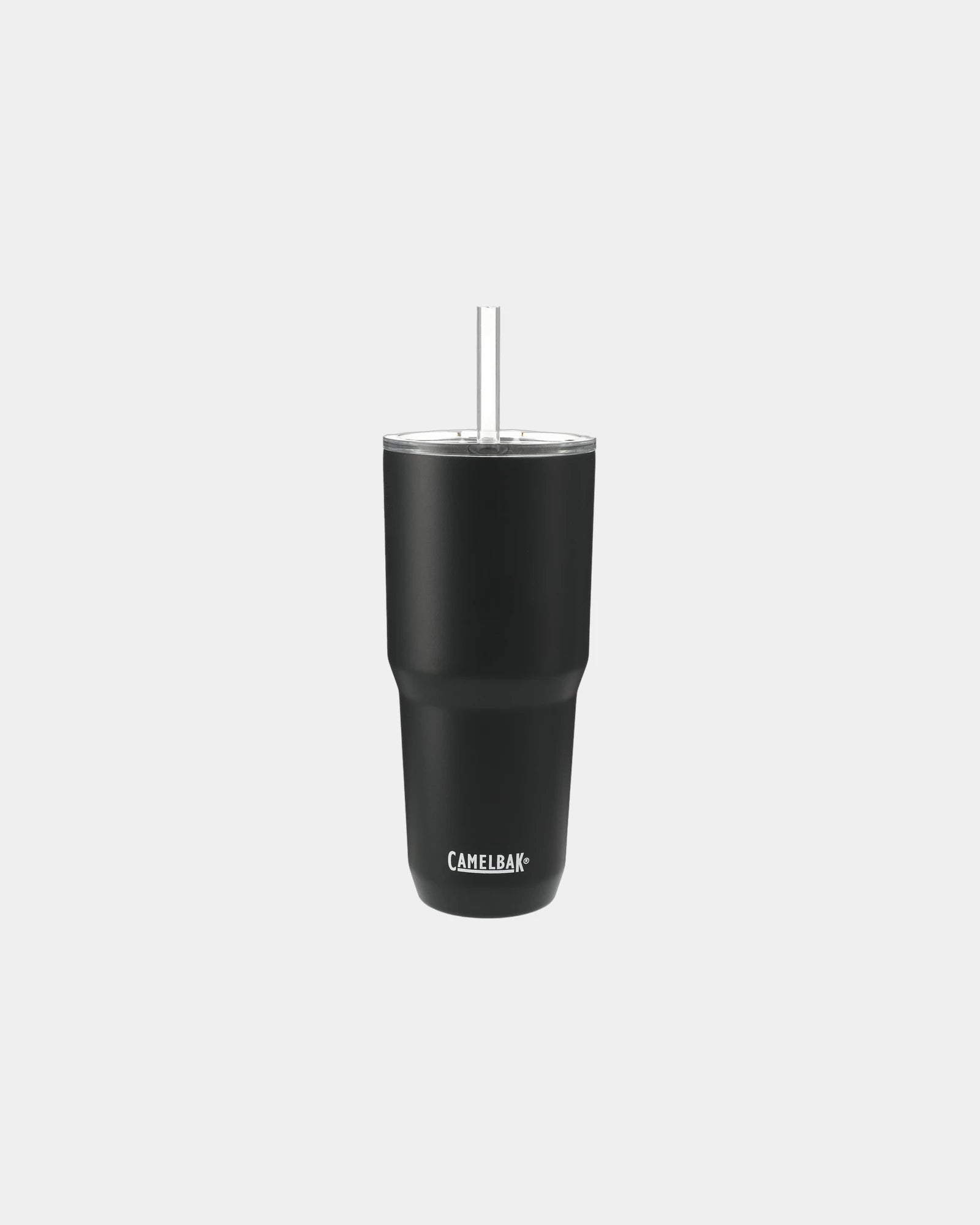 Custom stainless steel CamelBak 30-oz straw tumbler - Black (Bk)