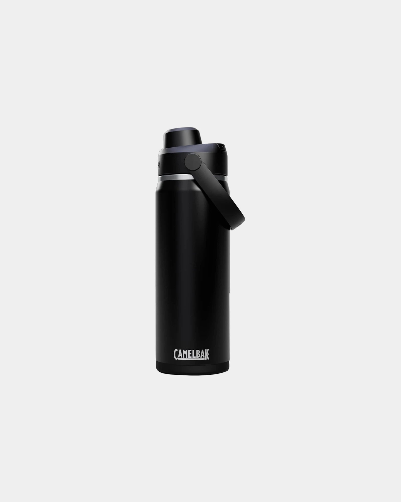 Custom insulated CamelBak Thrive Chug VSS 20 oz bottle - Black (Bk)