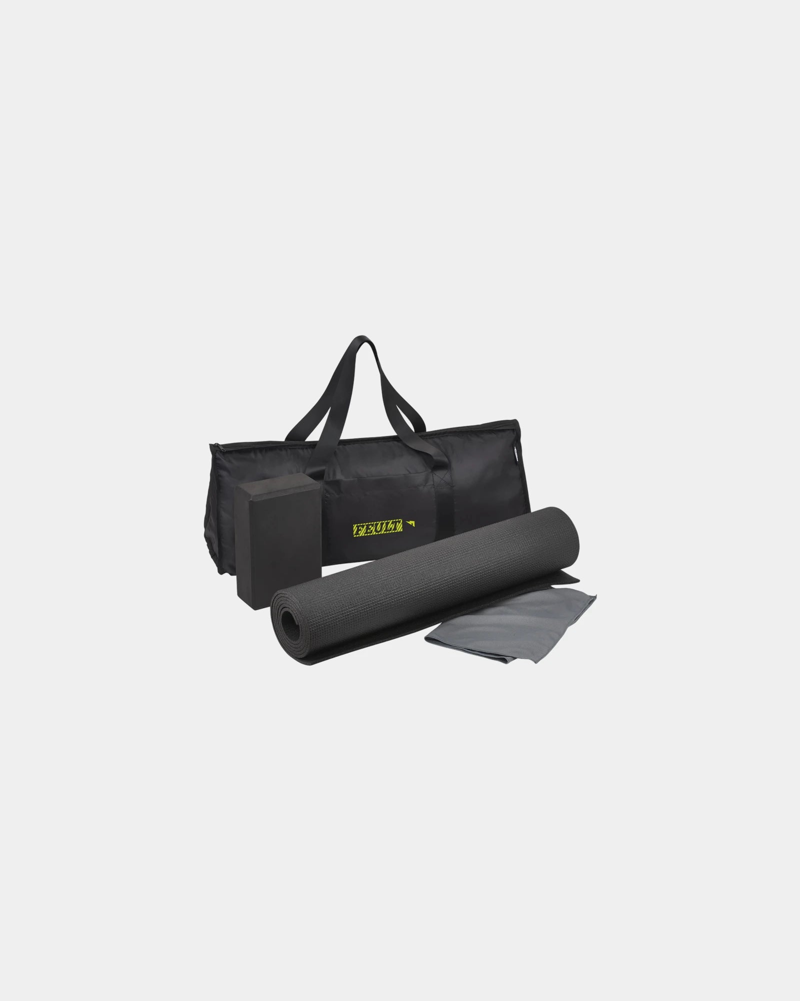 Custom RPET 3-piece yoga set with mat and block - 3