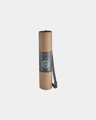 Custom cork yoga mat with non-slip rubber backing 6mm - 5