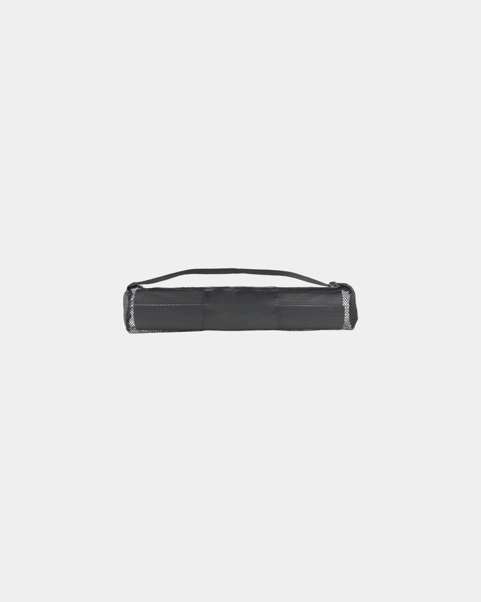 Custom 6mm textured yoga mat with carrying bag - Black (Bk)