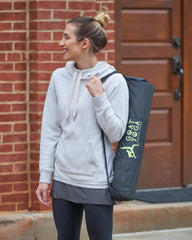 Custom 6mm textured yoga mat with carrying bag - 9
