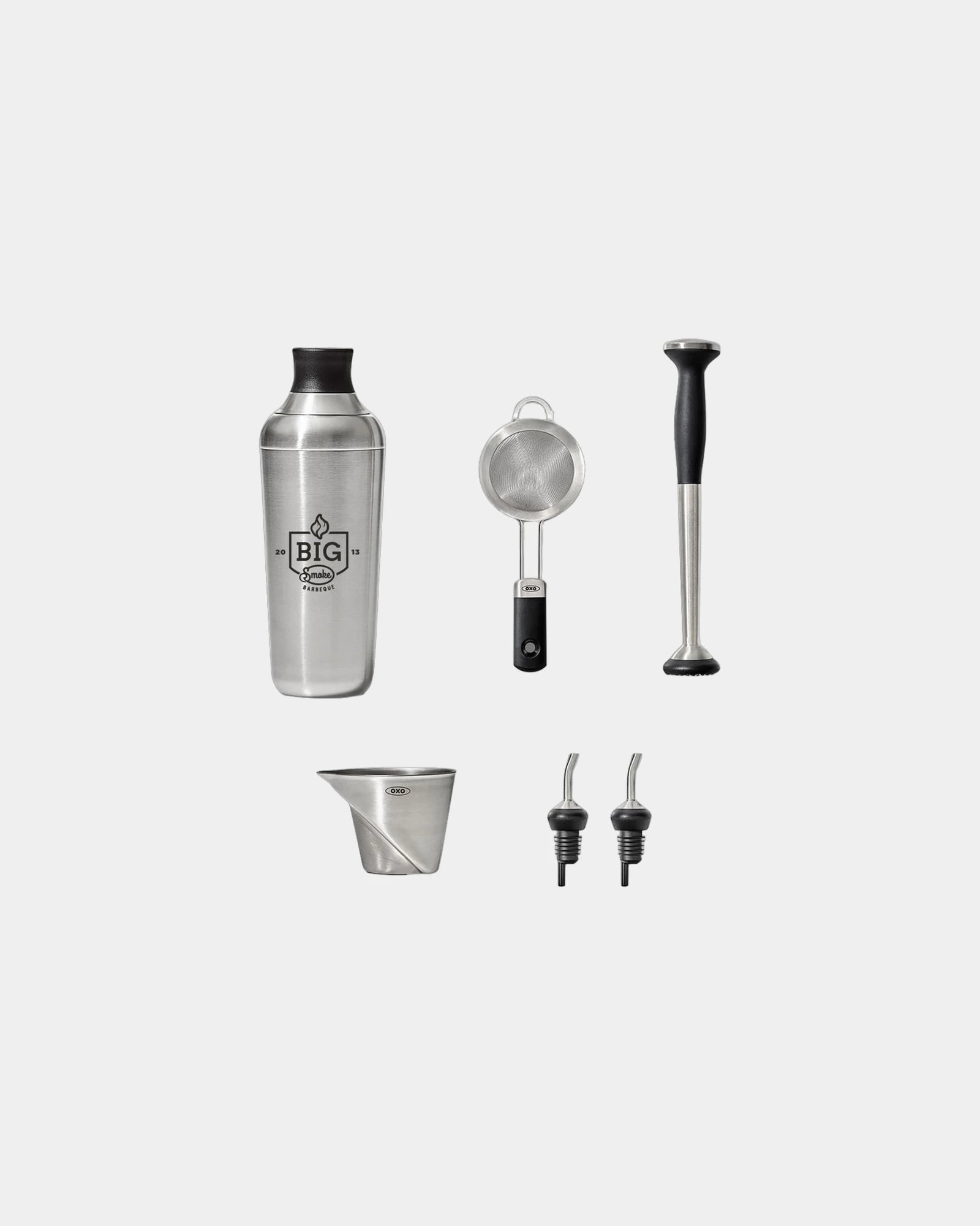 Custom stainless steel 6-piece barware set gift box - 10