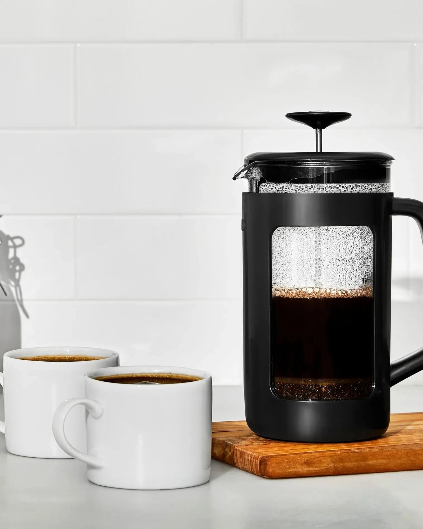 Branded 8-cup Tritan French press coffee maker - 11