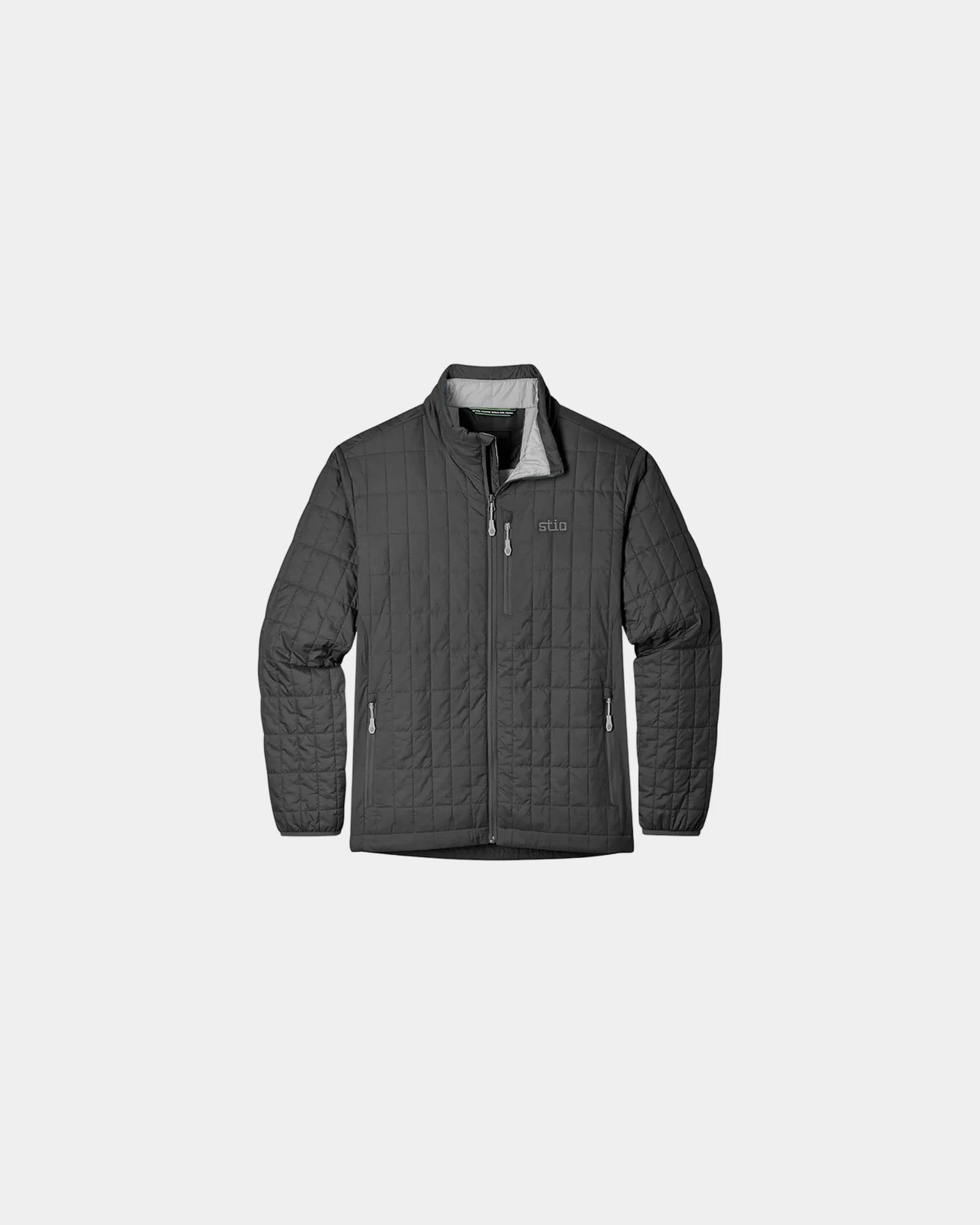 Custom recycled insulated jacket for men's outerwear - Boundary Black