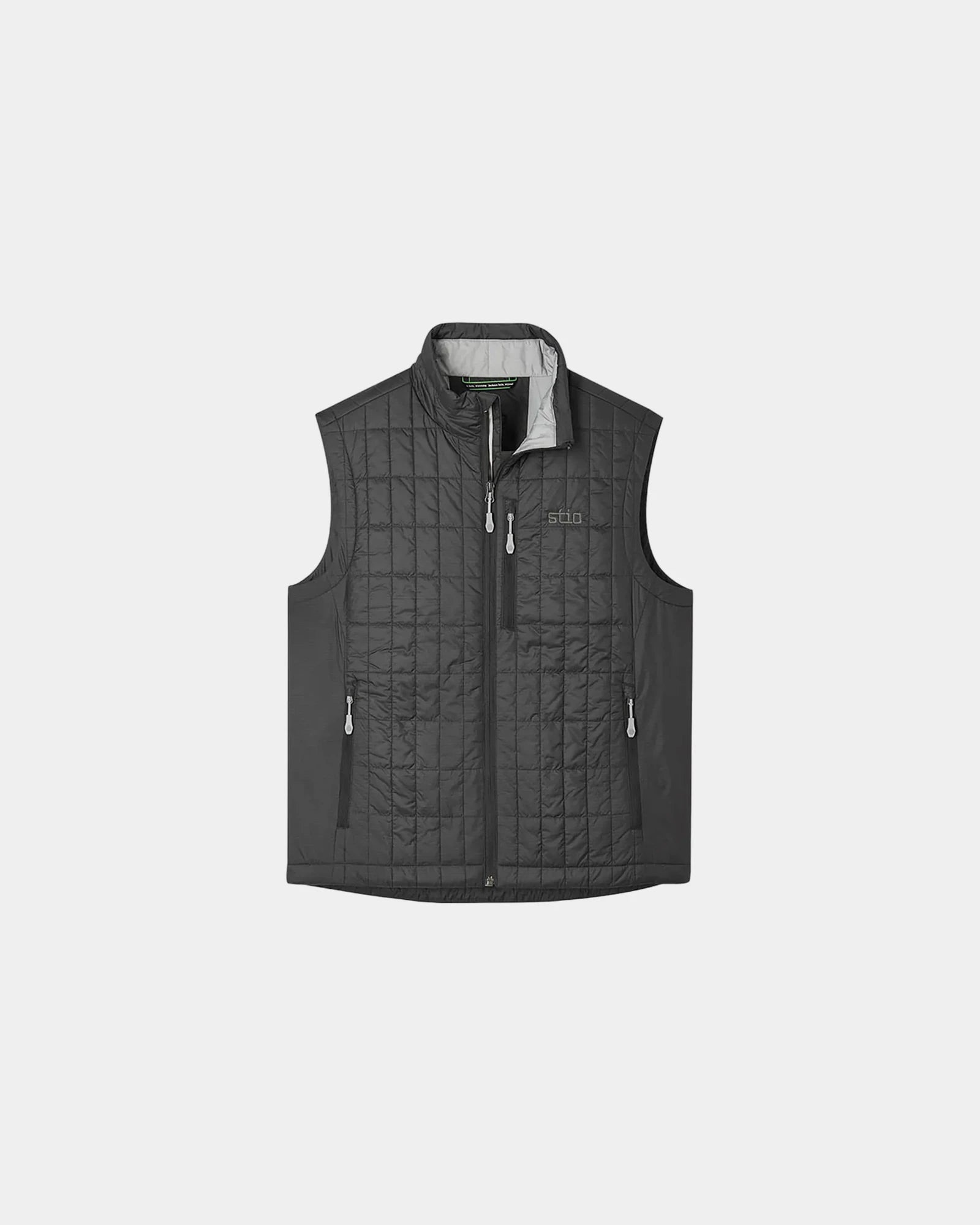 Custom recycled nylon insulated vest for teams - Boundary Black