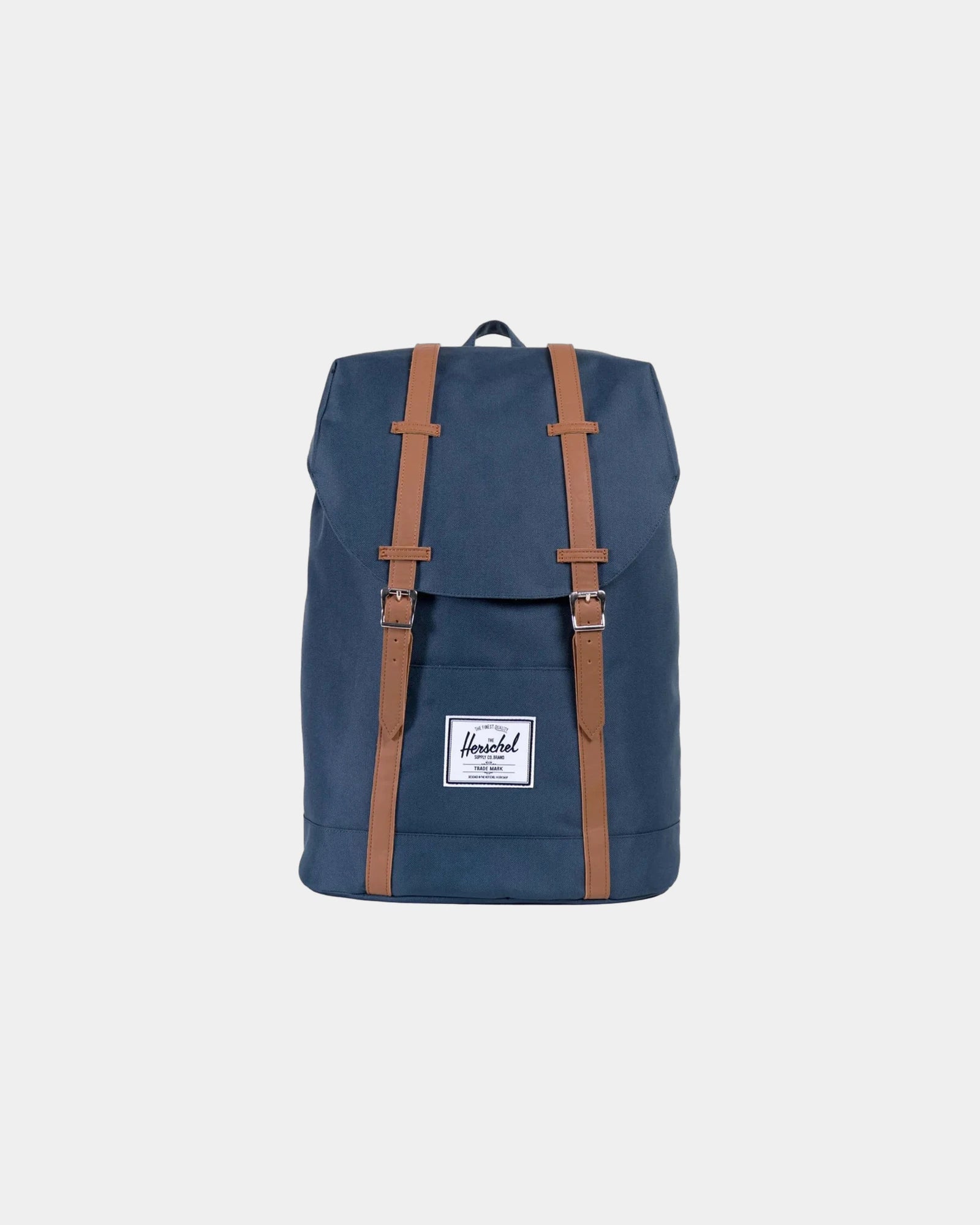 Custom 600D polycanvas Herschel Retreat 15" backpack - Navy