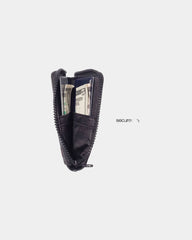 Custom leather zip wallet with RFID-blocking protection - 2