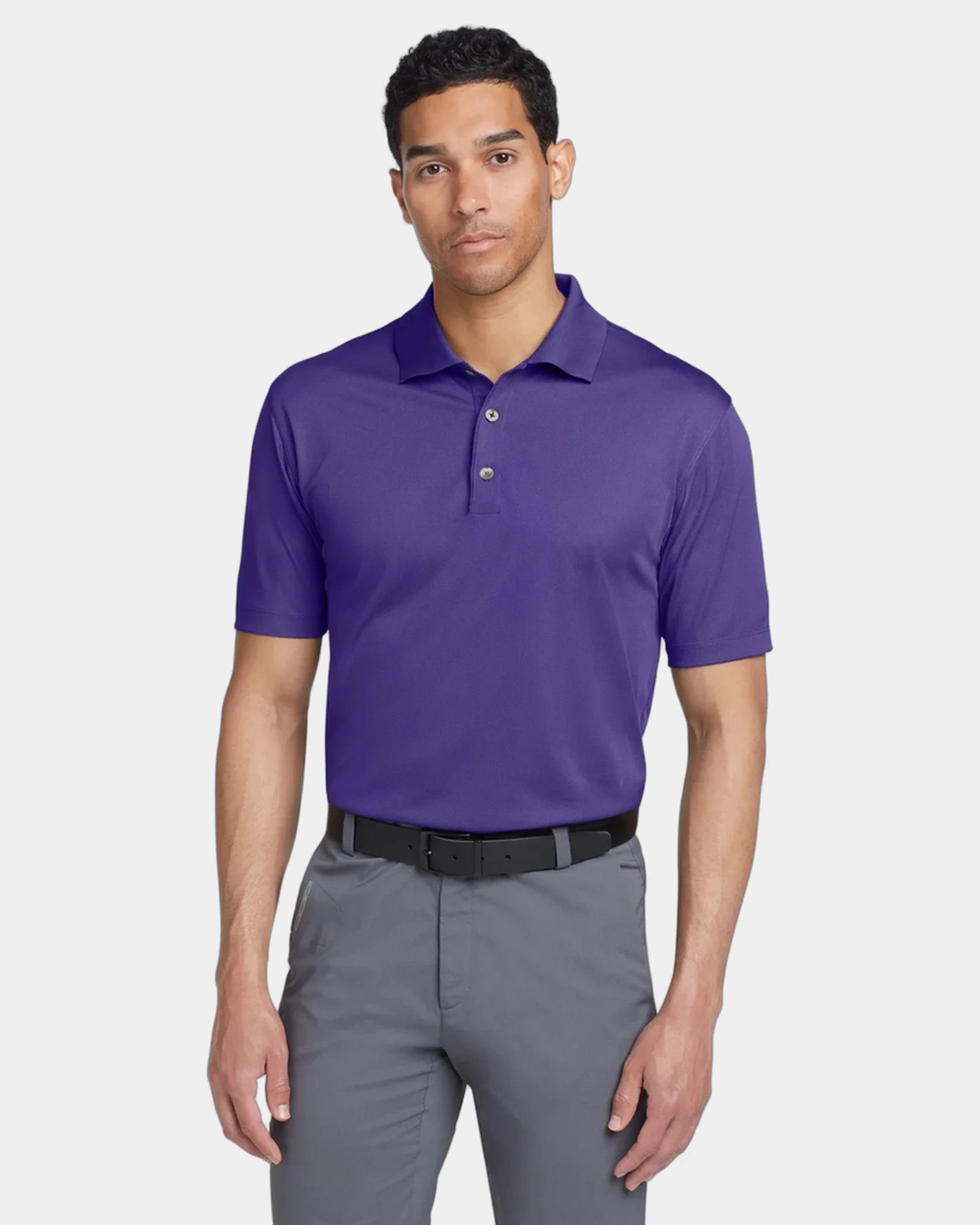 Custom 5.3-oz polyester polo Nike Tech Basic Dri-FIT - Varsity Purple