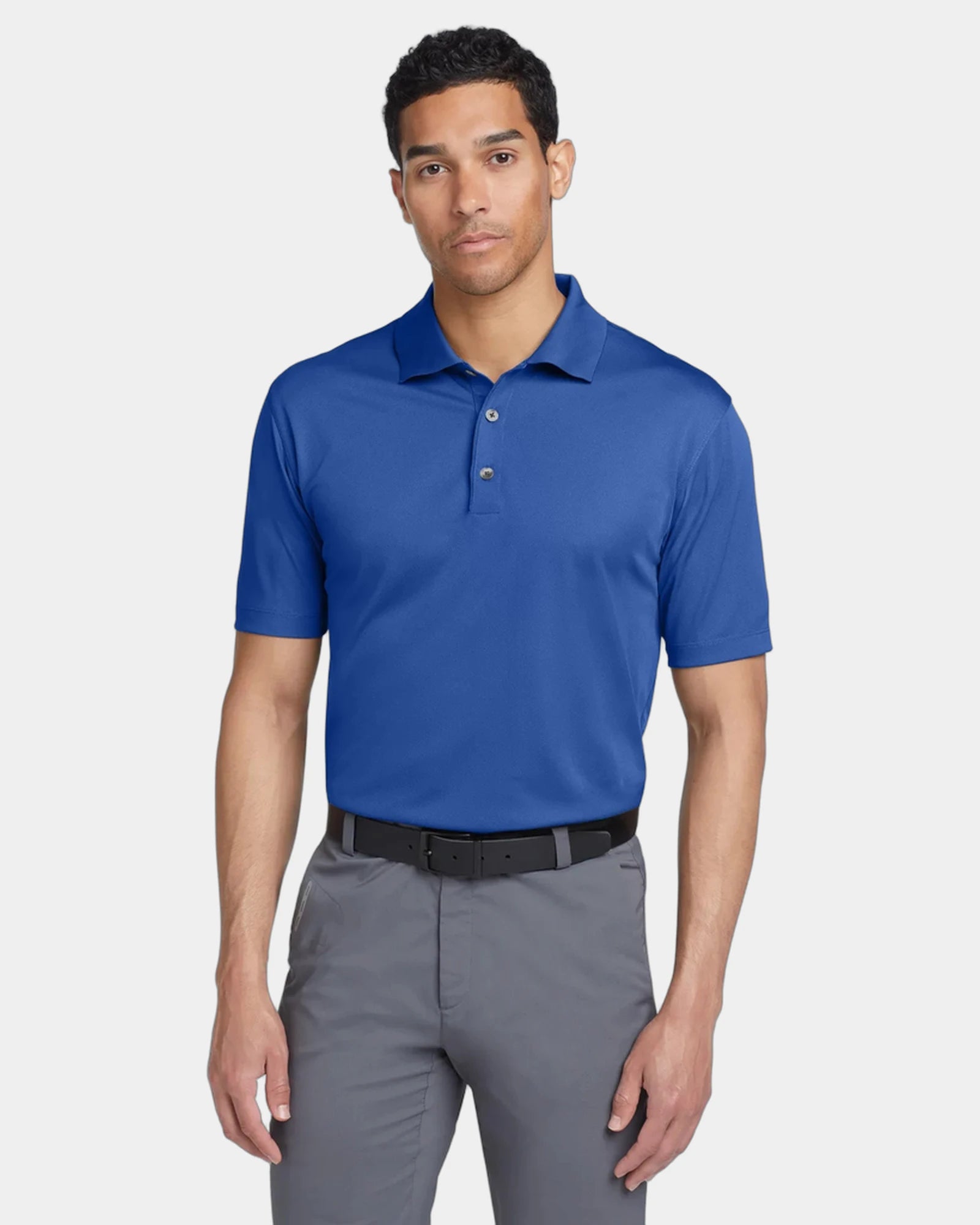 Custom 5.3-oz polyester polo Nike Tech Basic Dri-FIT - Varsity Royal