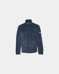 Custom full-zip fleece jacket for teams and events - Collegiate Navy