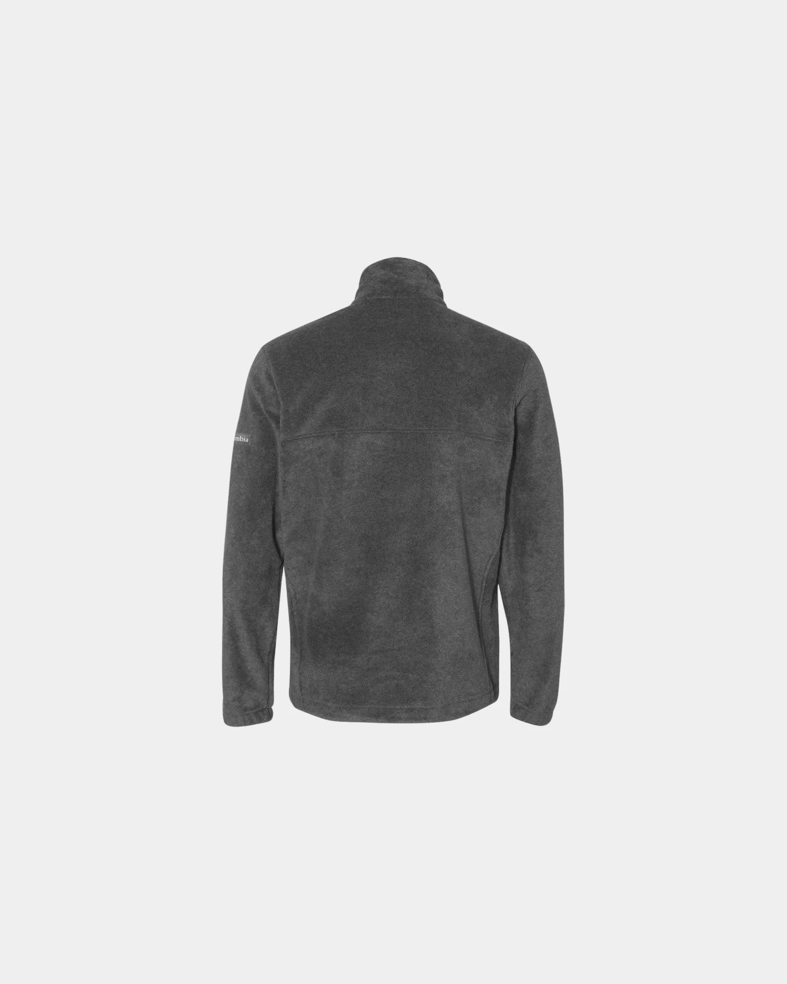 Custom full-zip fleece jacket for teams and events - Charcoal Heather
