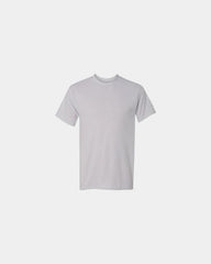 Custom moisture-wicking polyester performance t-shirt - Silver