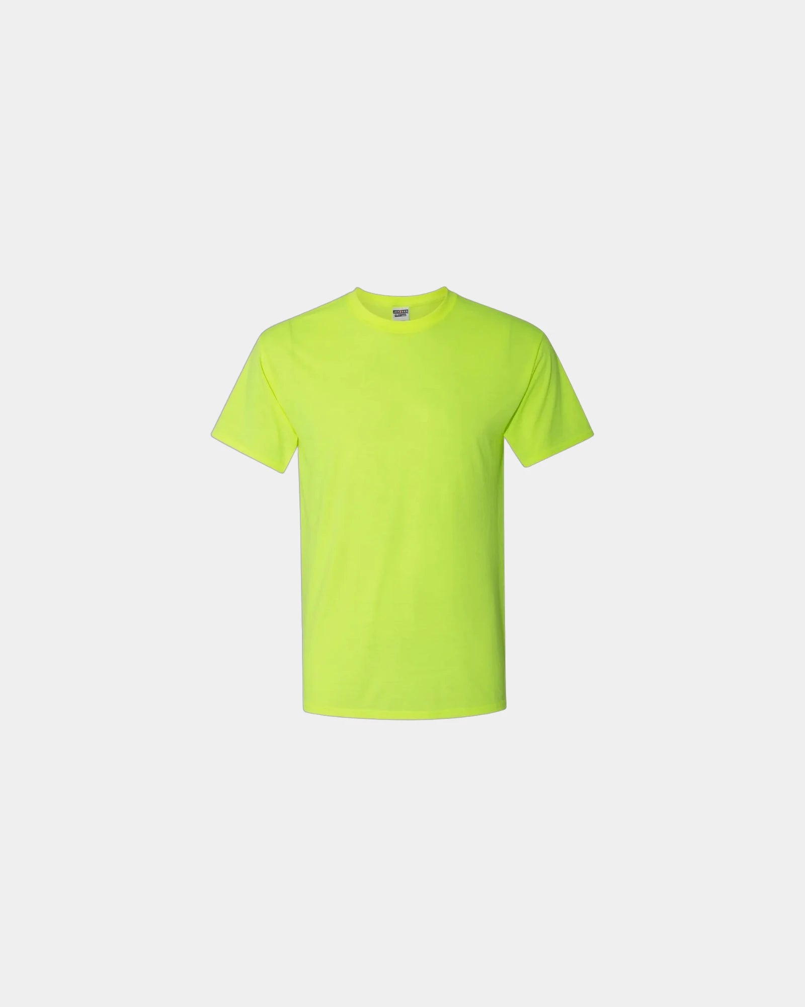 Custom moisture-wicking polyester performance t-shirt - Safety Green