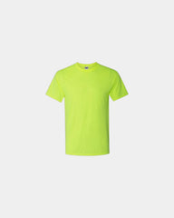 Custom moisture-wicking polyester performance t-shirt - Safety Green