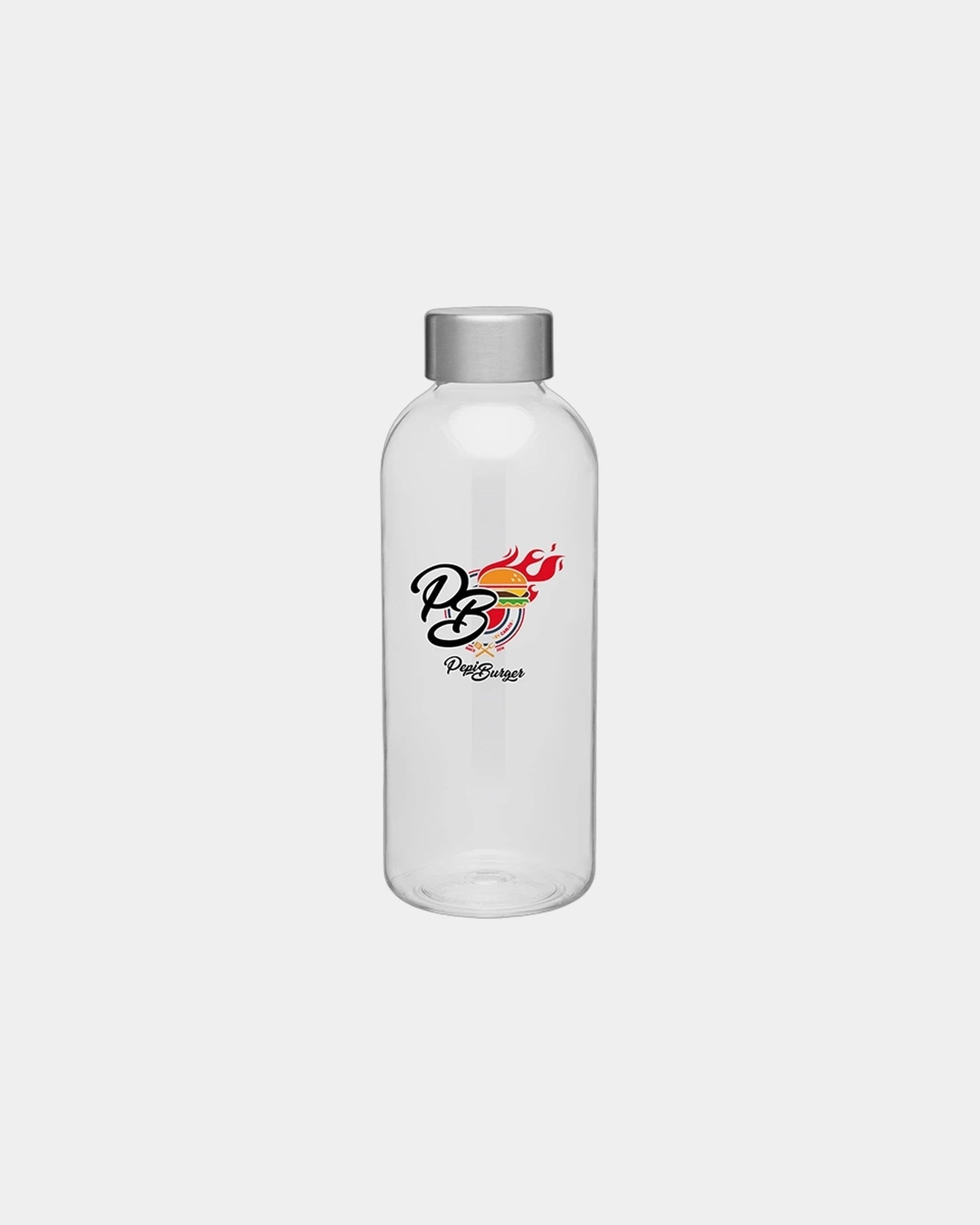 Custom 20.9 oz Tritan water bottle with steel lid - Clear