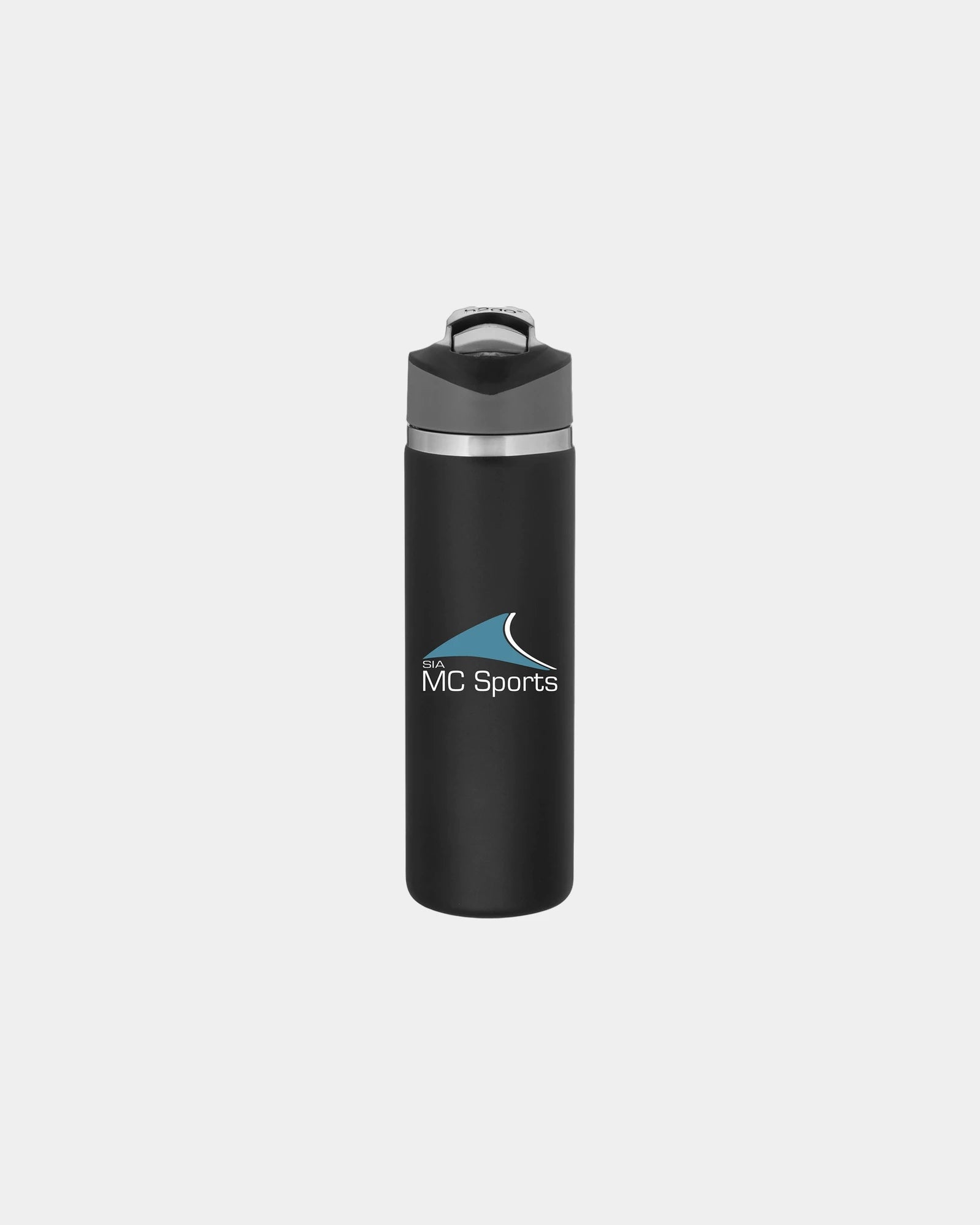 Custom insulated 20.9 oz stainless water bottle w/straw - Matte Black