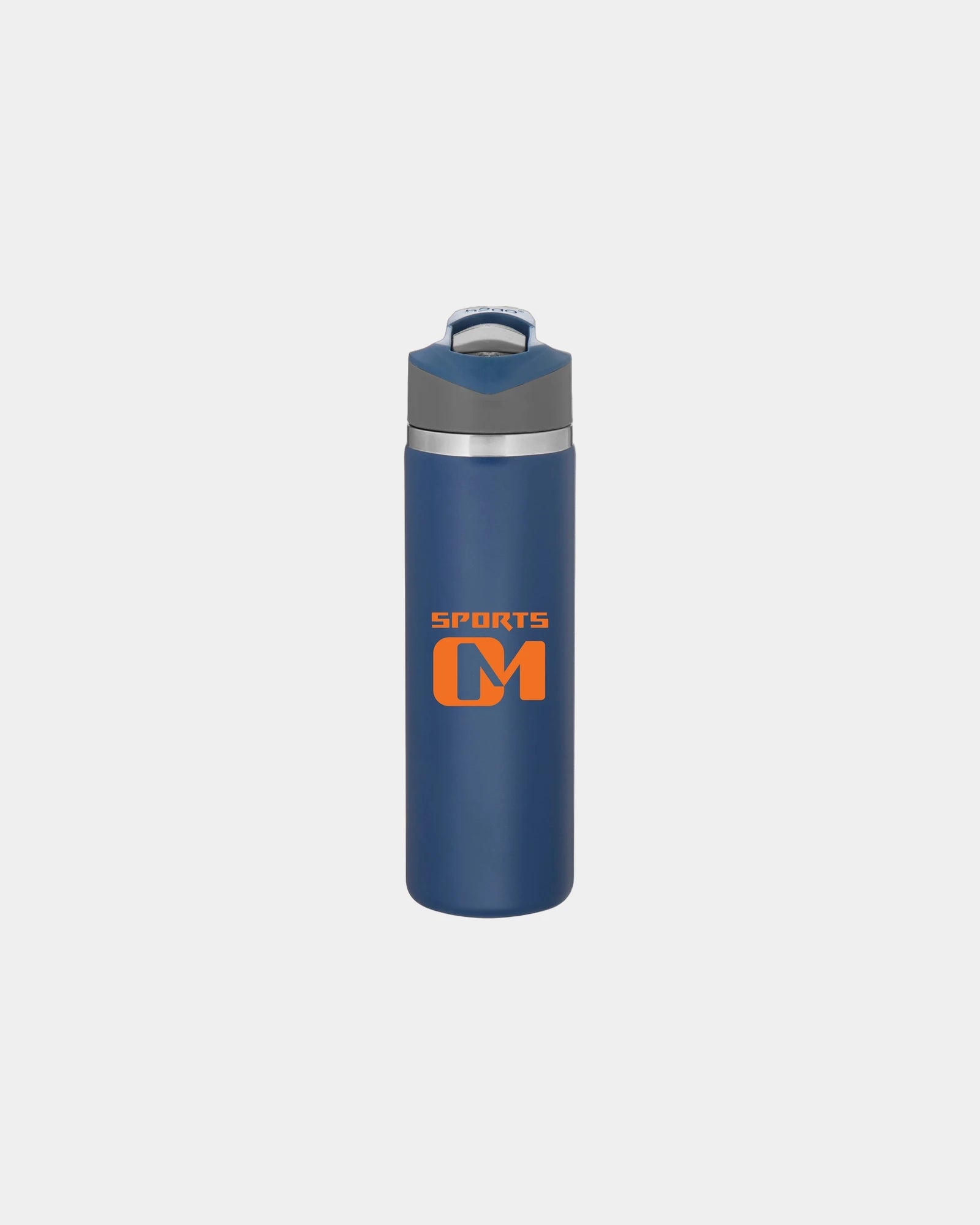Custom insulated 20.9 oz stainless water bottle w/straw - Matte Navy